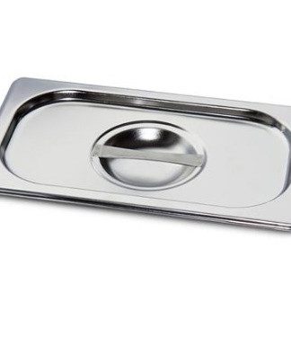 Couvercle inox pour bac 1/3