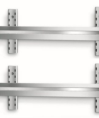 Etagère inox 2mx30cm / 2 niveaux