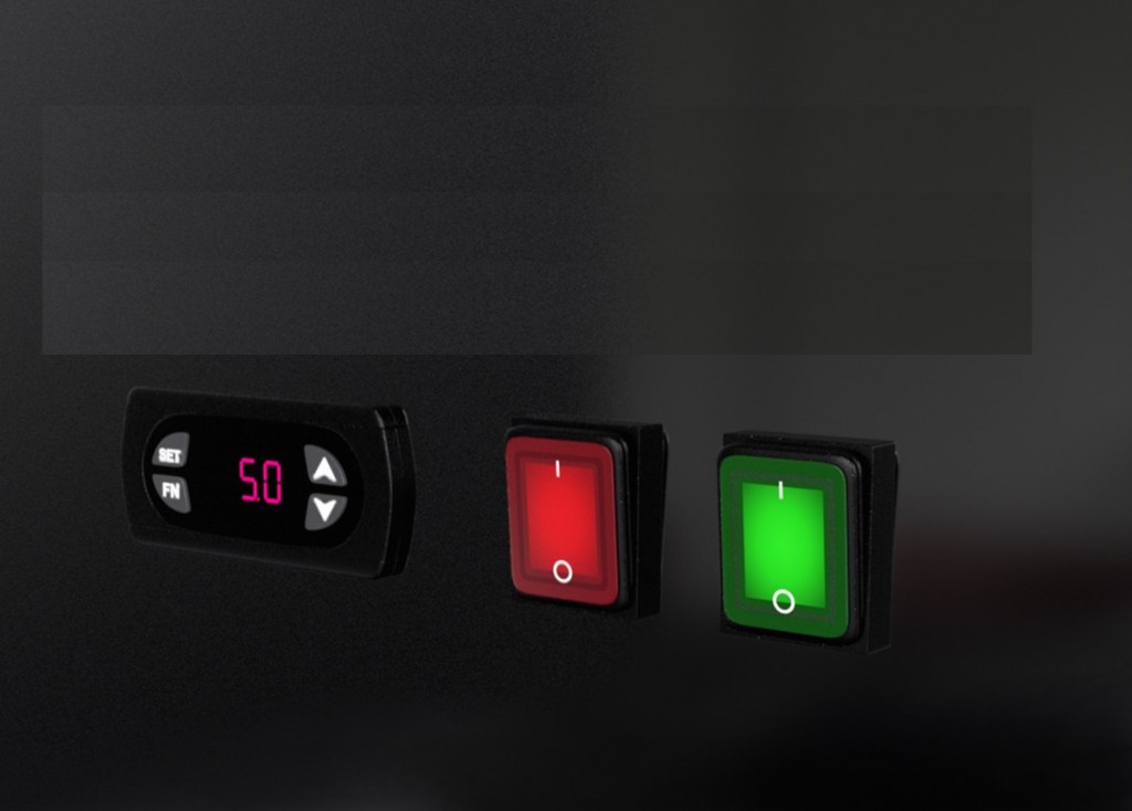 vitrine patisserie 1m bouton