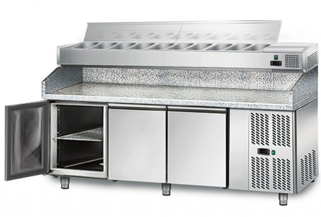 2Mx700 3 portes inox ouvert