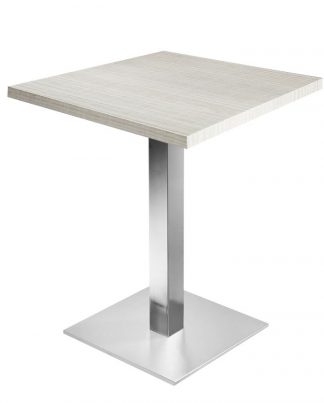 TABLES 60*60 FRENE BLANC