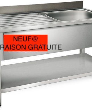 Plonge 1mx600 cuve à droite