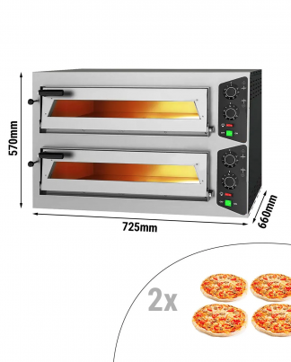 Four à Pizza 4+4x24cm/ 230V