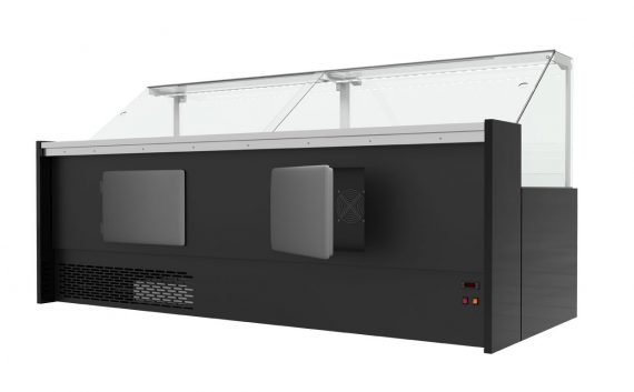 vitrine 2M,5 boucheri noir