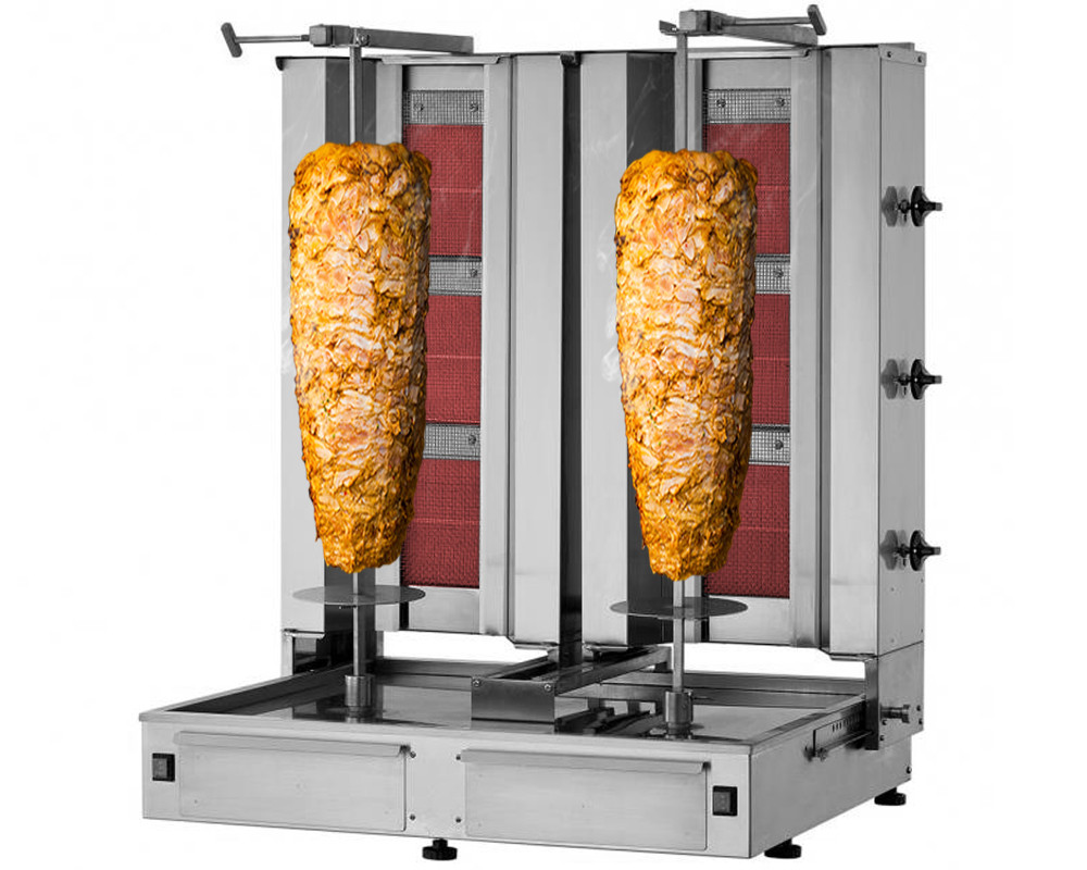 Machine à kebab Gurden 3 Feux bruleurs gaz - GURDEN MAT CHR