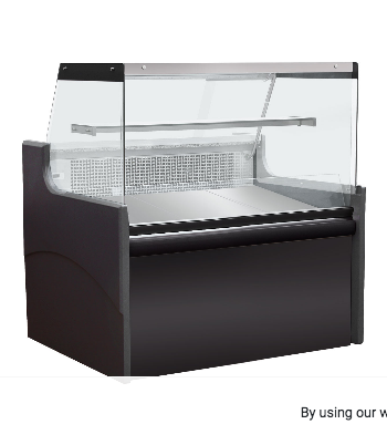 vitrine réfrigérée carré 1,28m (Froid ventilé)
