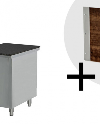 comptoir meuble finition bois