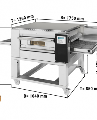 Four convoyeur electrique 60 pizza/H