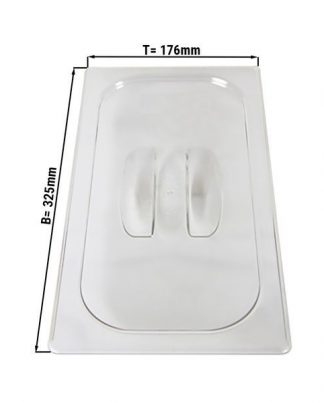 Couvercle en polycarbonate GN 1/3 - Clair