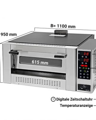 Four à Pizza gaz 4x30cm digital